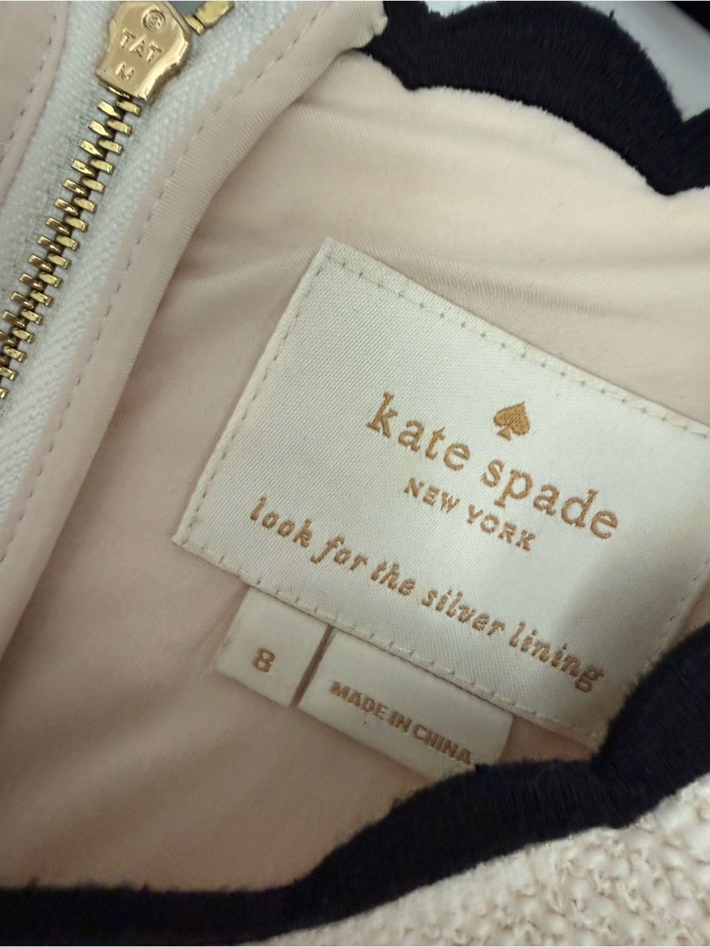 kate spade scallop tweed dress - Picture 3 of 4